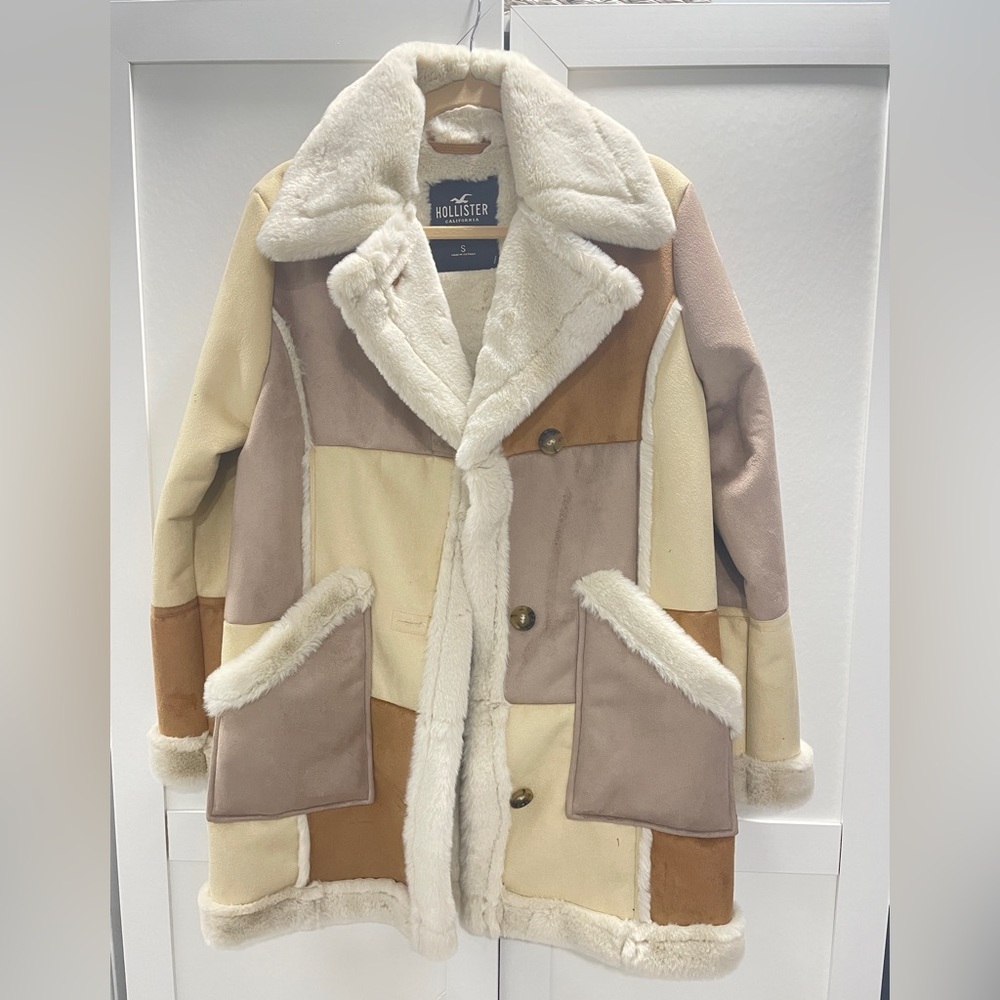 Hollister Faux Fur Coat
